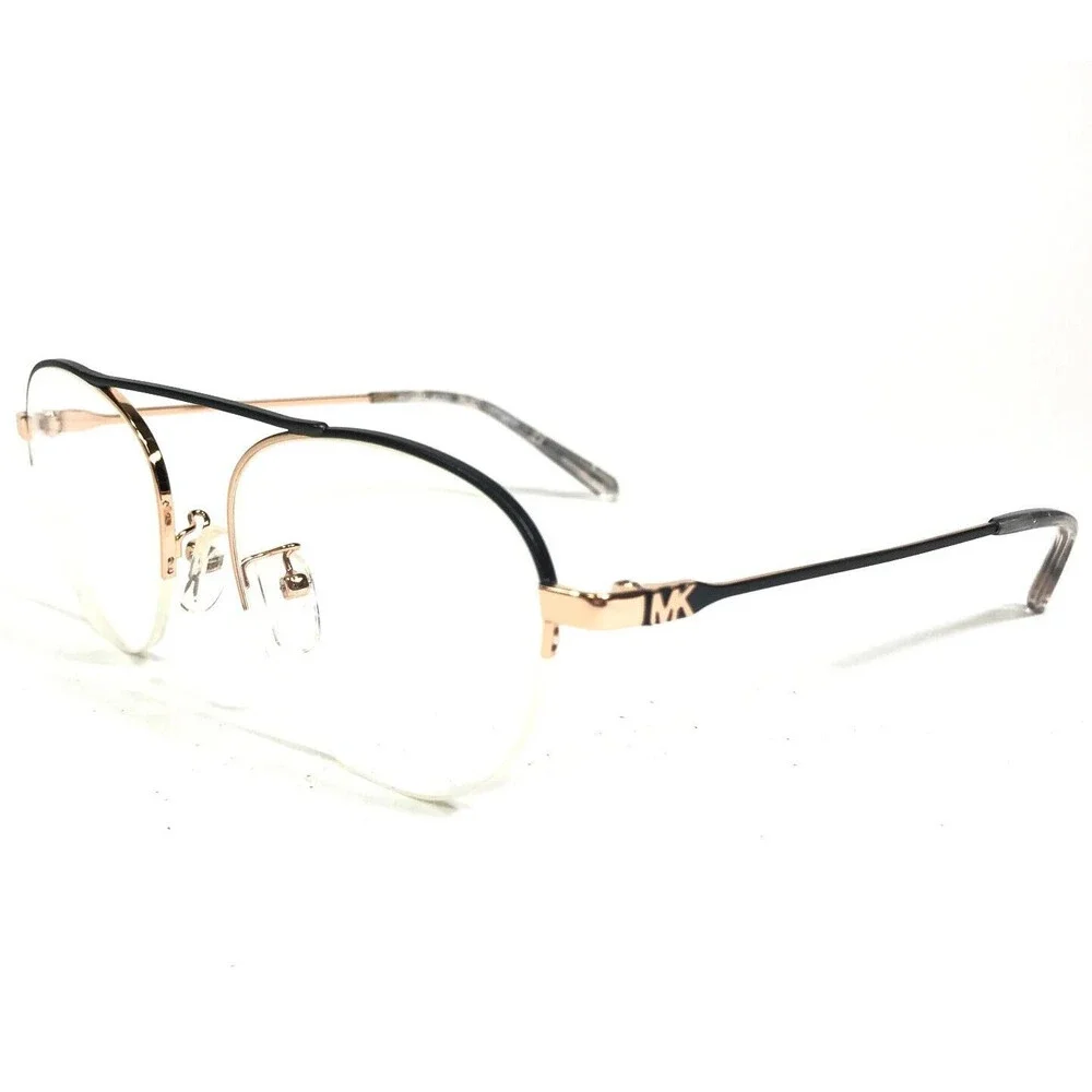 Michael Kors Eyeglasses Frames MK 3028 Casablanca 1108 Navy Blue Gold 51-18-140